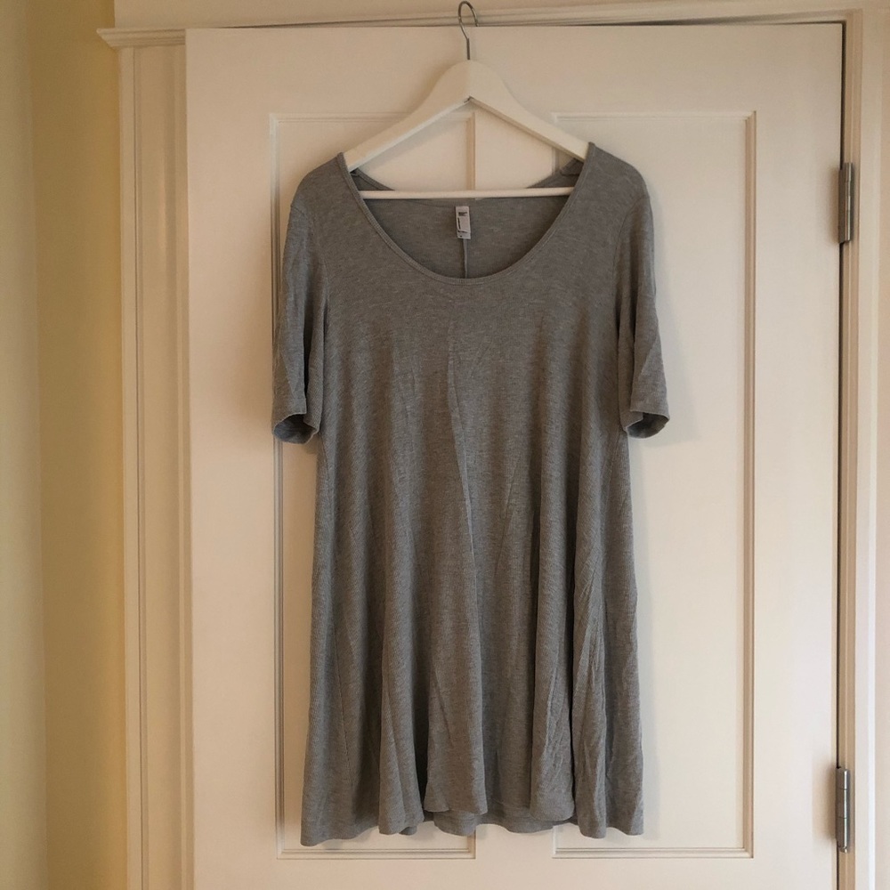 American Apparel Gray Jersey Dress